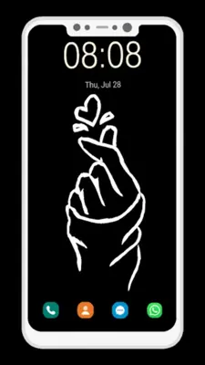 Black Wallpaper android App screenshot 2